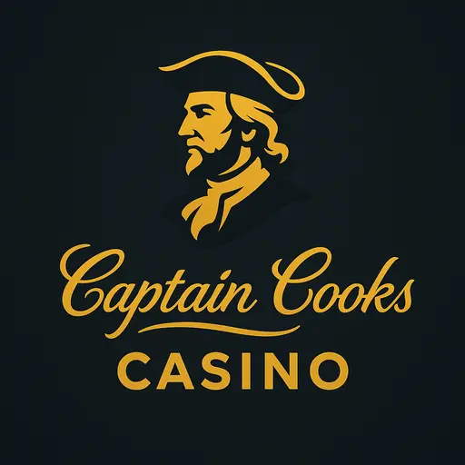 Captain Cooks crypto casino logo - Bitcoin and cryptocurrency gambling site