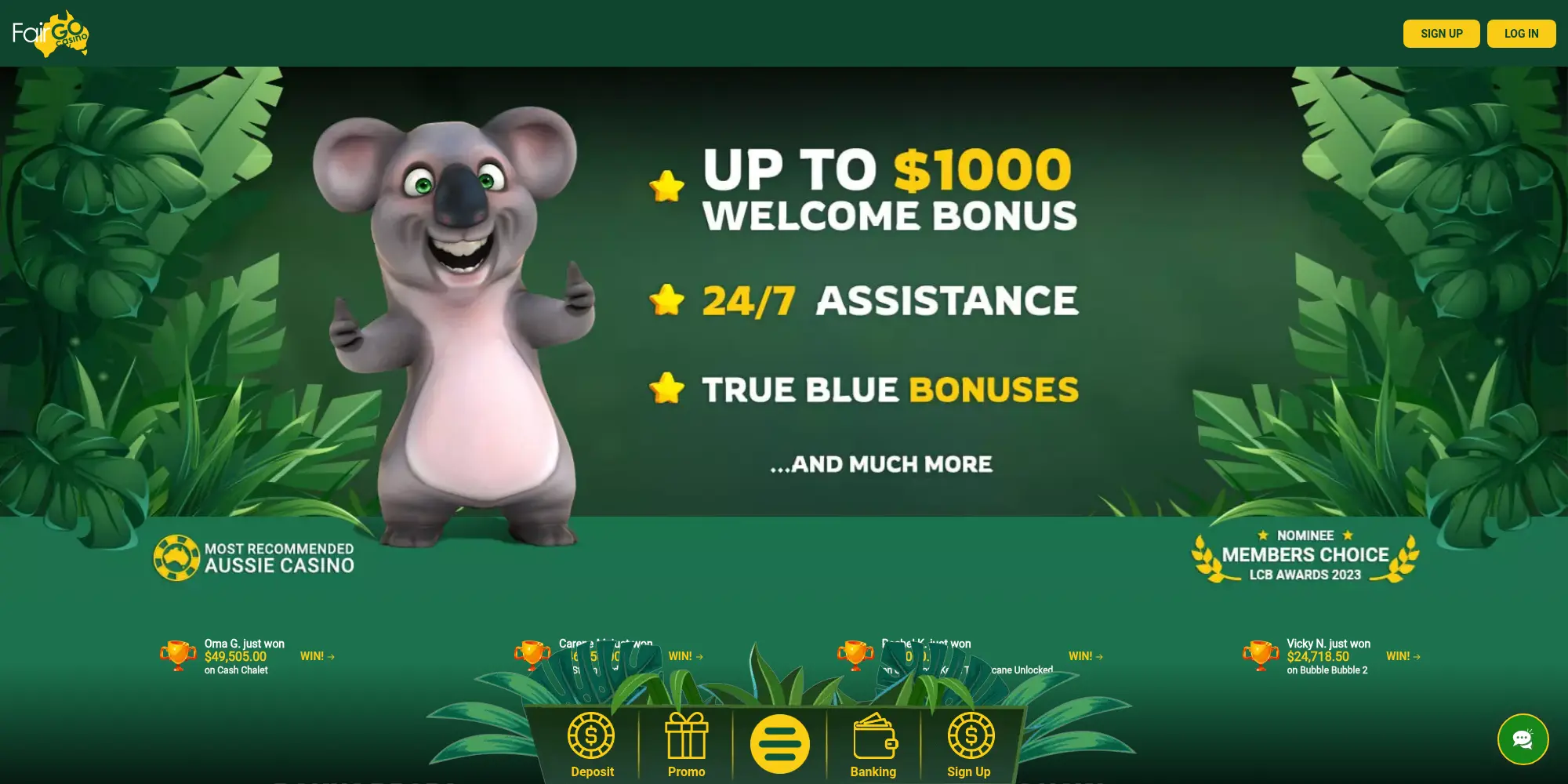 Fair Go website screenshot