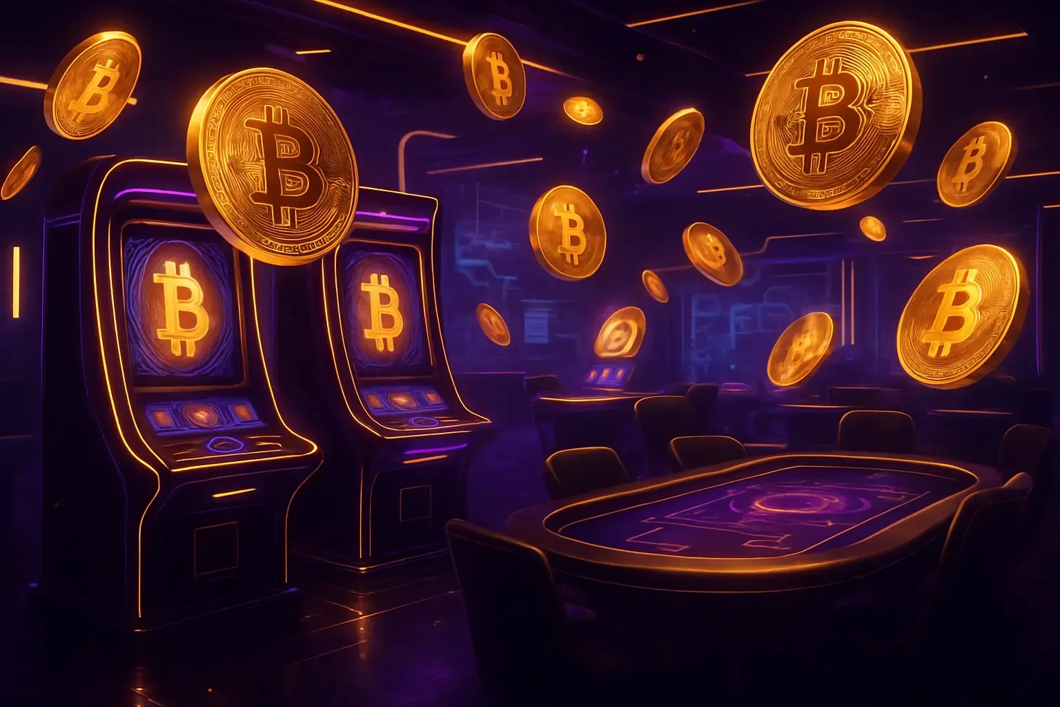 Bitcoin Casino Background